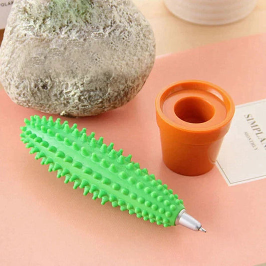Cute & Fun Green Cactus Pen(5pcs)