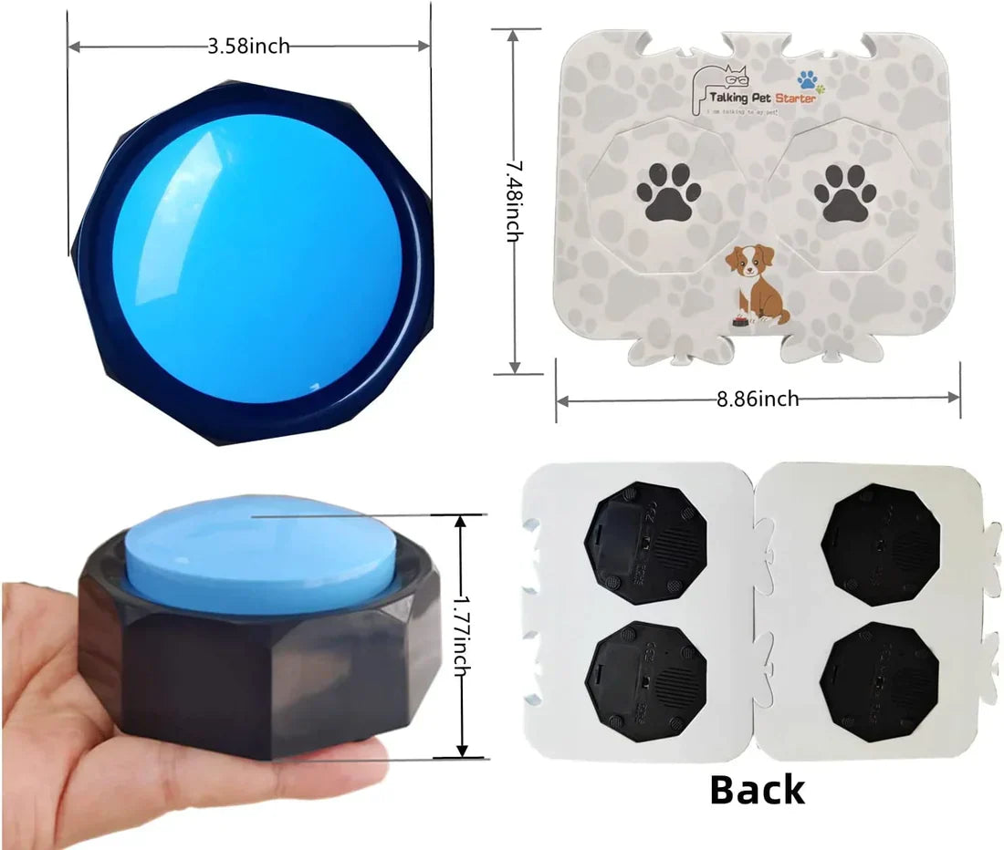 Talking Dog Buttons