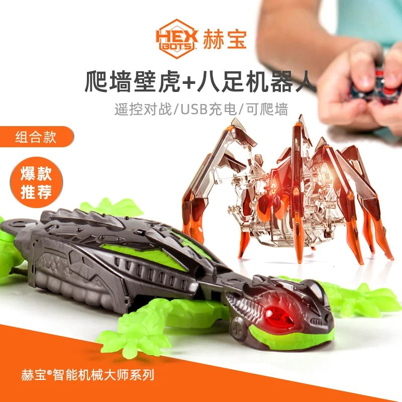 Wall Crawler Gecko, Rechargeable Remote Control Robot Kids Toys