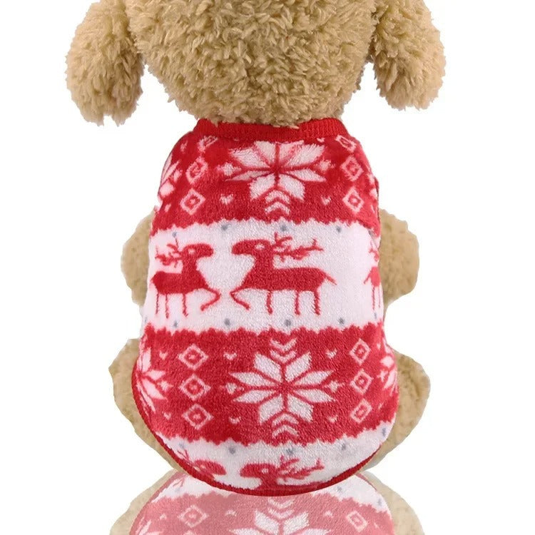 Santa Claus Dog Cat Coat Hoodies