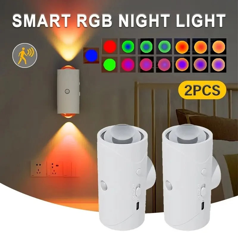 Smart Induction Wall Lamp Motion Sensor LED Night Light