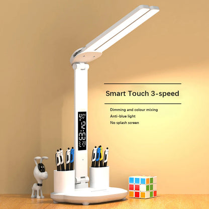 LED Desk Lamp Foldable Table Lamp USB Dimmable Touch