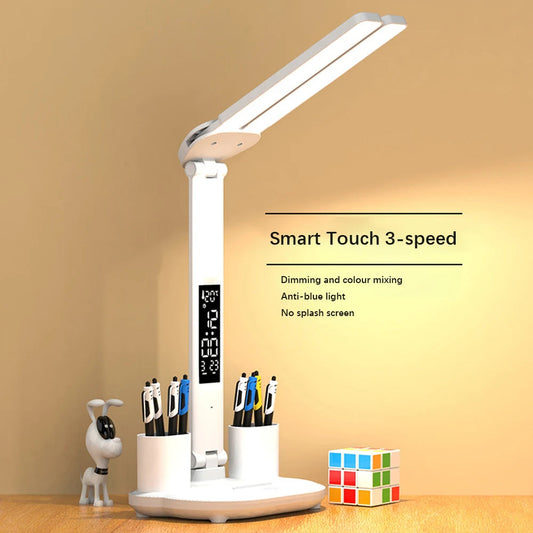 LED Desk Lamp Foldable Table Lamp USB Dimmable Touch