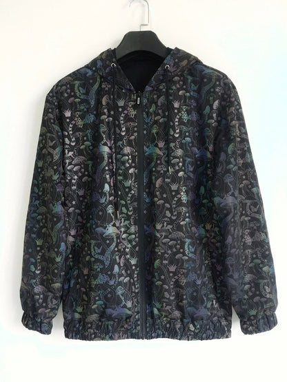 Geometric Reflective “Mushroom Pattern” Jacket