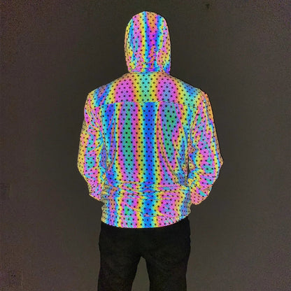 Reflective "Geometric Pattern" Jacket