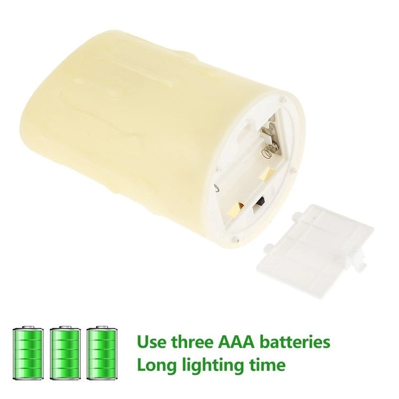 Flickering Flameless Pillar LED Candle with Remote