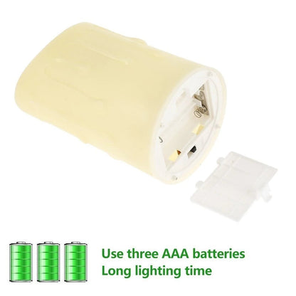 Flickering Flameless Pillar LED Candle with Remote