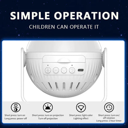 Planetarium Galaxy Night Light Projector 360° Adjustable