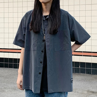 reflective men short sleeve shirt