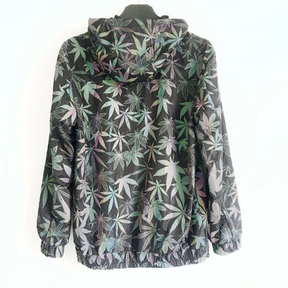 Geometric Reflective “Leaf Pattern” Jacket