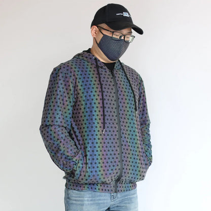 Reflective "Geometric Pattern" Jacket