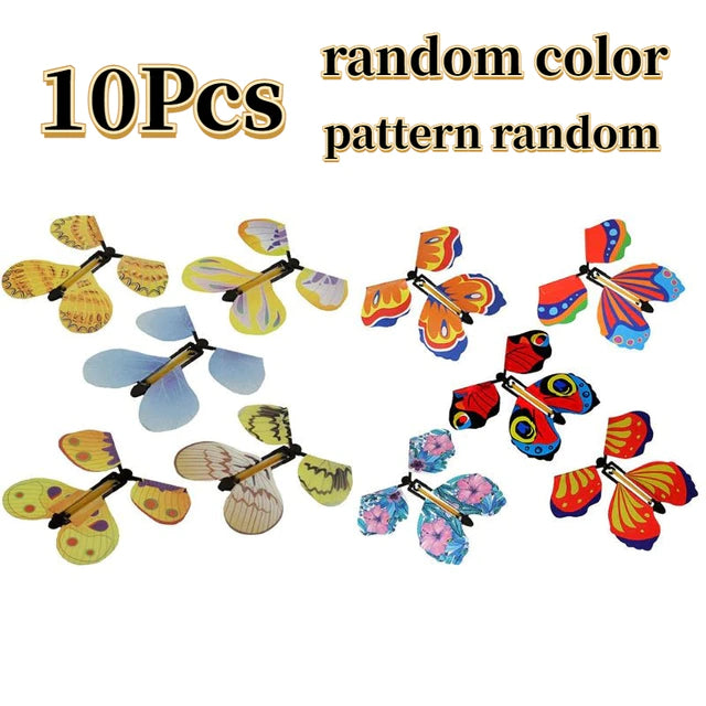 flying butterflies surprise card