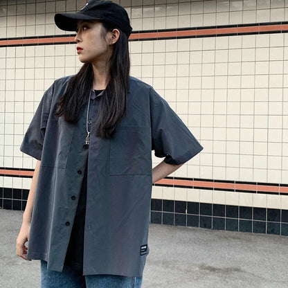 reflective men short sleeve shirt