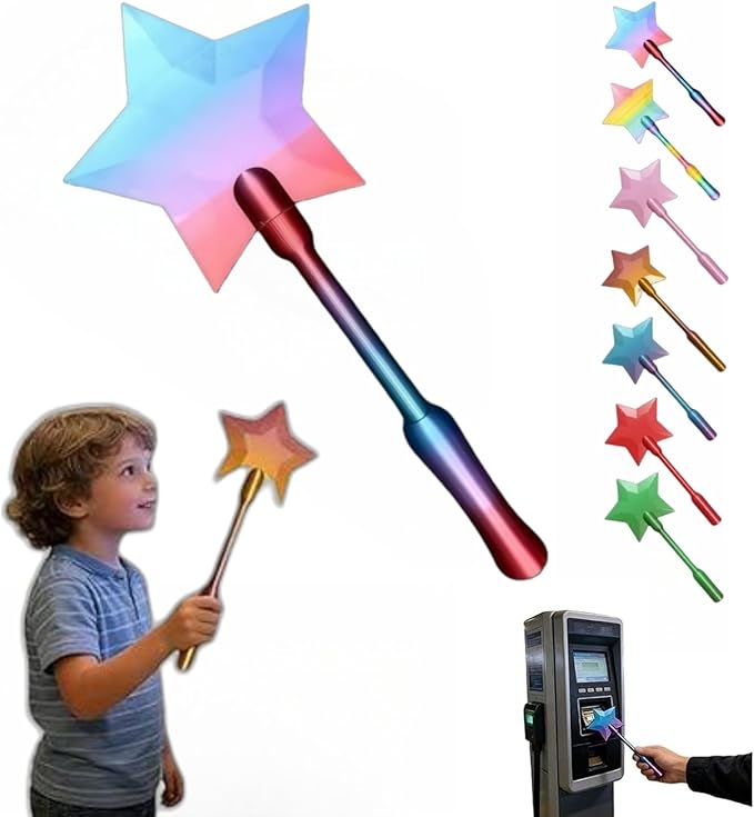 3D Printed Wand Tap To Pay Portable Cute Star Magic Wand