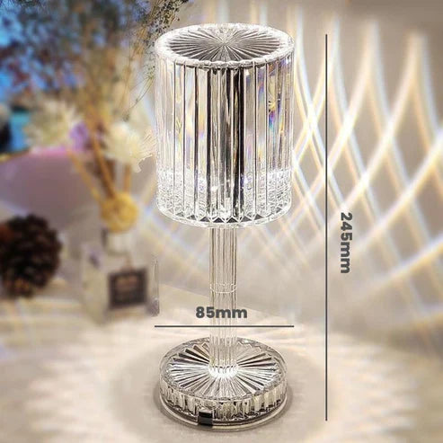 Diamond Glow Acrylic Touch Table Night Lamp