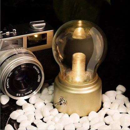 Vintage Chargeable Led Mini Bed Lamps