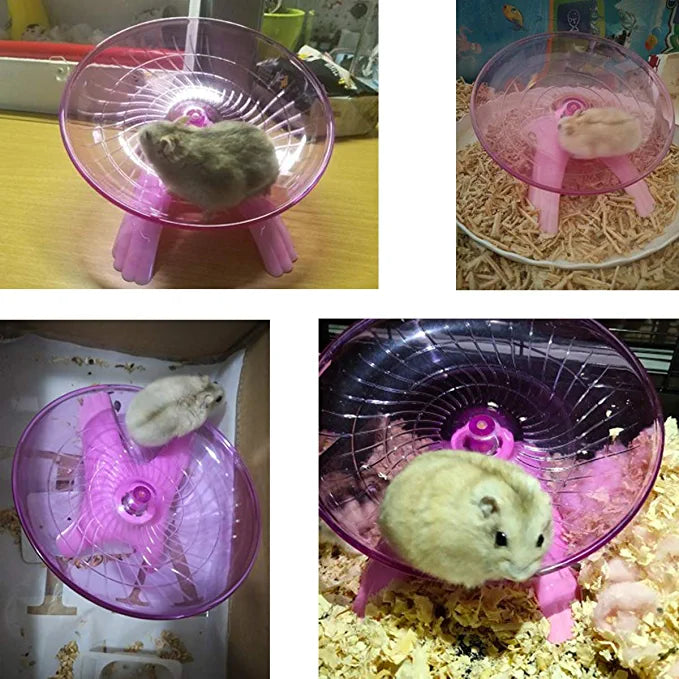 Hamster Flying Saucer Silent Running Exercise Wheel