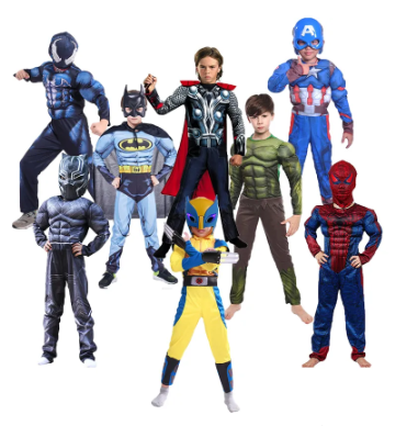 Wolverines Cosplay Costume Kids Boys Superhero