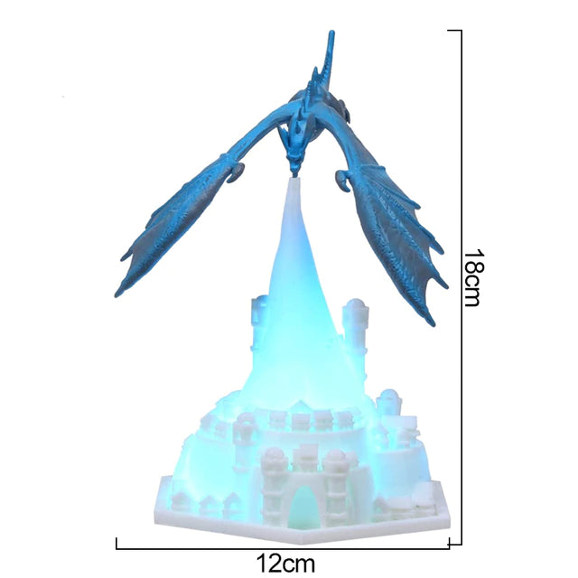 Volcano Dragon Lamps Christmas Decorations 3D