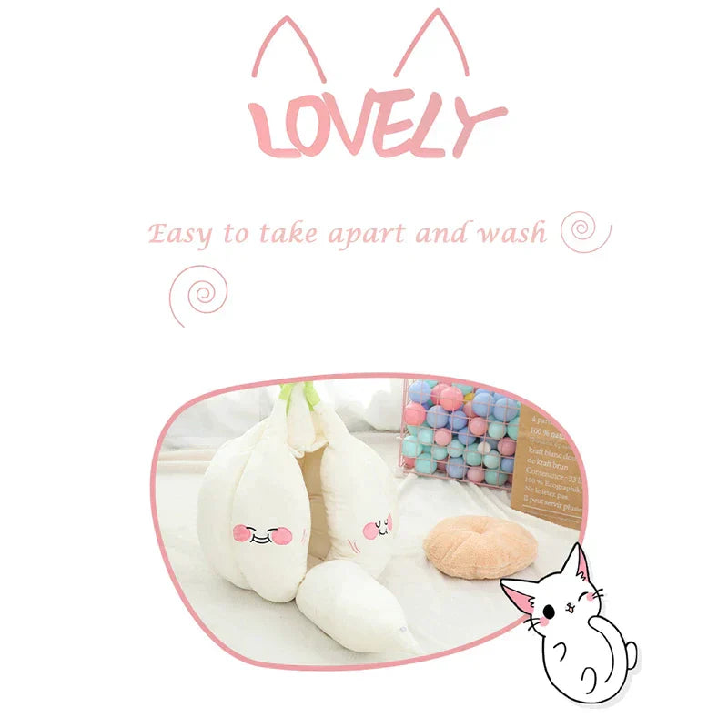 Funny Garlic Cat Bed Mat Soft Warm Pet Cat House