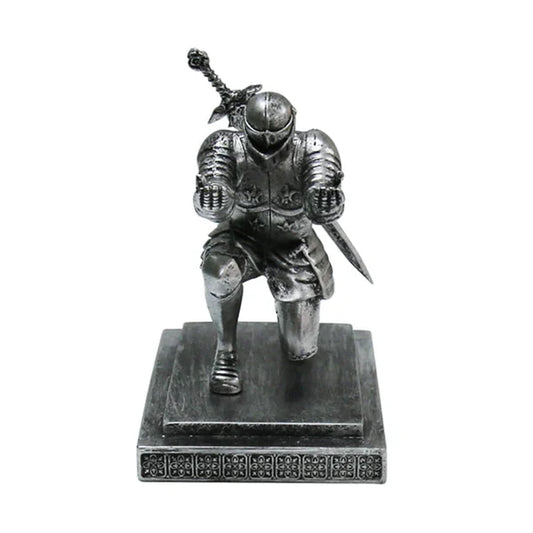 Knight Pen Holder Executive Soldier Figurine Pencil Stand