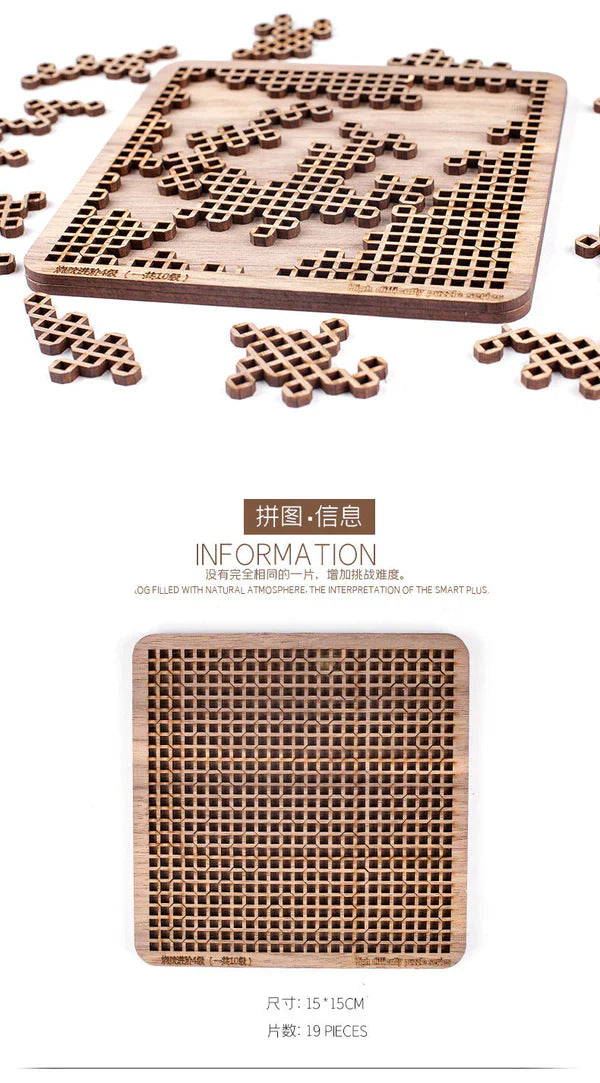 3D Brain-teaser Wooden Puzzles