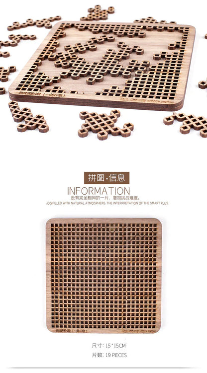 3D Brain-teaser Wooden Puzzles