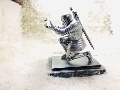 Knight Pen Holder Executive Soldier Figurine Pencil Stand