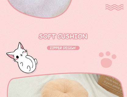Funny Garlic Cat Bed Mat Soft Warm Pet Cat House