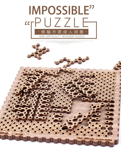 3D Brain-teaser Wooden Puzzles