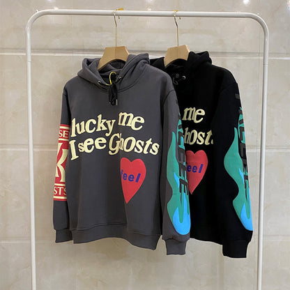 Kanye West Pullover Flannel Hoodies