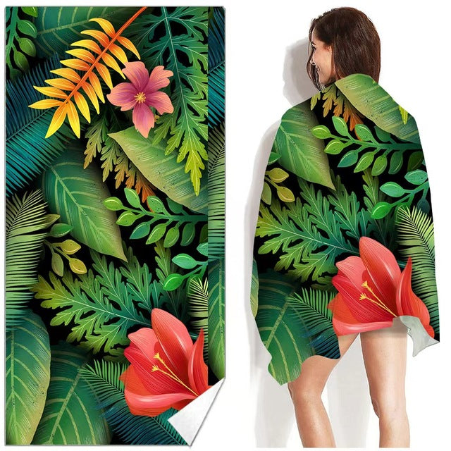Printed Beach Towel Soft