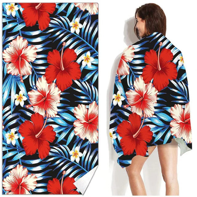 Printed Beach Towel Soft