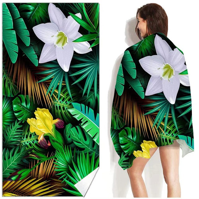Printed Beach Towel Soft
