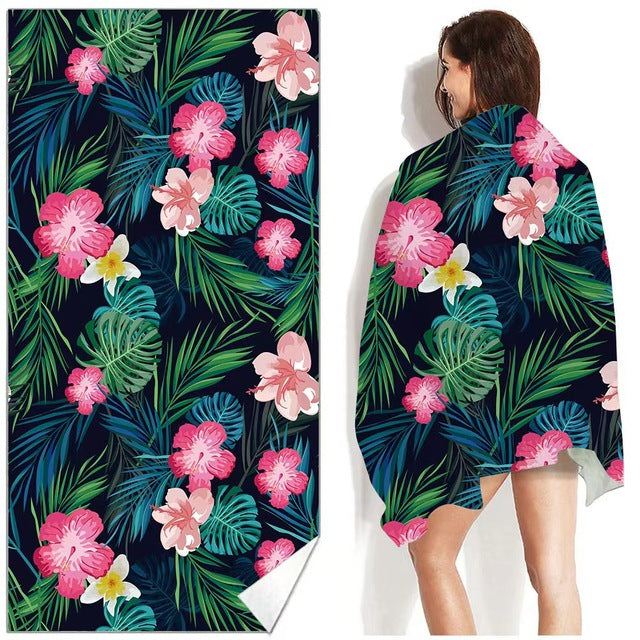 Printed Beach Towel Soft