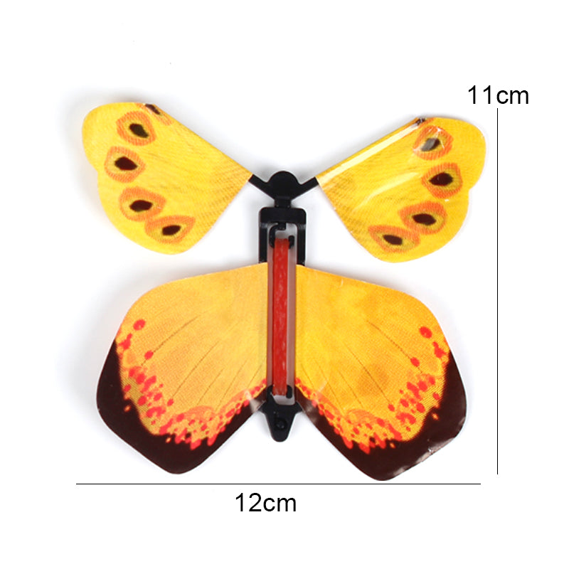 flying butterflies surprise card