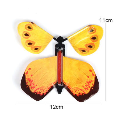 flying butterflies surprise card