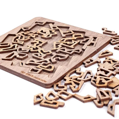 3D Brain-teaser Wooden Puzzles