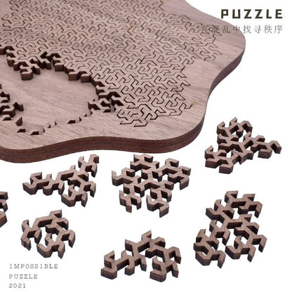 3D Brain-teaser Wooden Puzzles