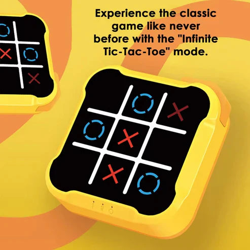 Tic Tac Toe Bolt Game 3-in-1 Handheld Puzzle Game