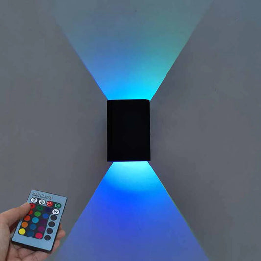 Square Led Wall Lights Multicolor Up Down Lamp
