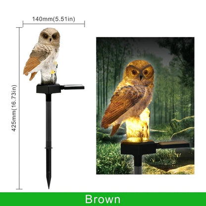 Solar Owl Garden Light