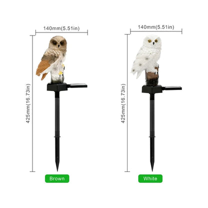 Solar Owl Garden Light