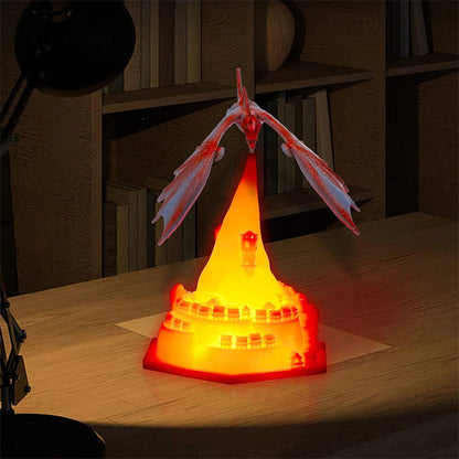 Volcano Dragon Lamps Christmas Decorations 3D
