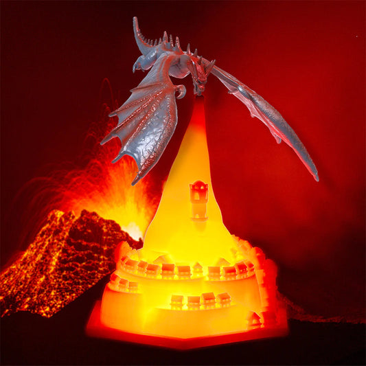 Volcano Dragon Lamps Christmas Decorations 3D
