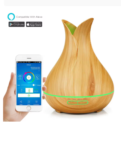 WiFi smart 550ML Electric Aroma Diffuser Essential Oil Diffuser Air Humidifier