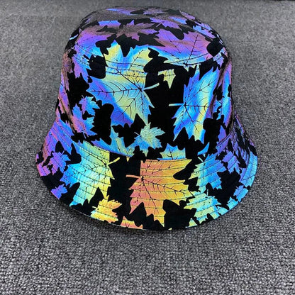 Reflective Bucket Hat Y2K Harajuku