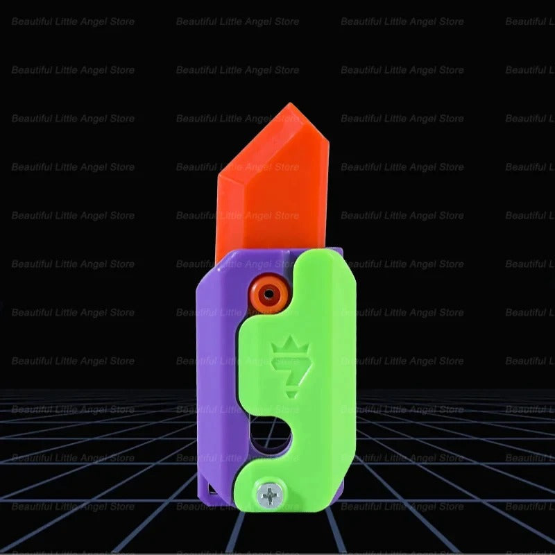 3D Printed Gravity Claw Knife Toy Stress Relief