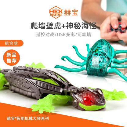 Wall Crawler Gecko, Rechargeable Remote Control Robot Kids Toys