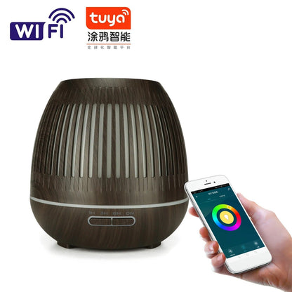 WiFi smart 550ML Electric Aroma Diffuser Essential Oil Diffuser Air Humidifier